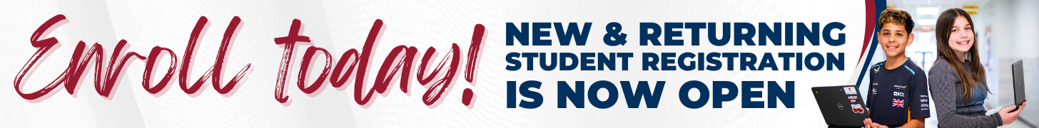 New and Returning Student Registration Is Now Open